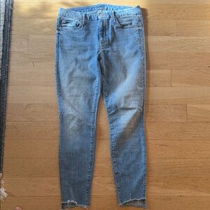 EUC The Looker Ankle Step Fray